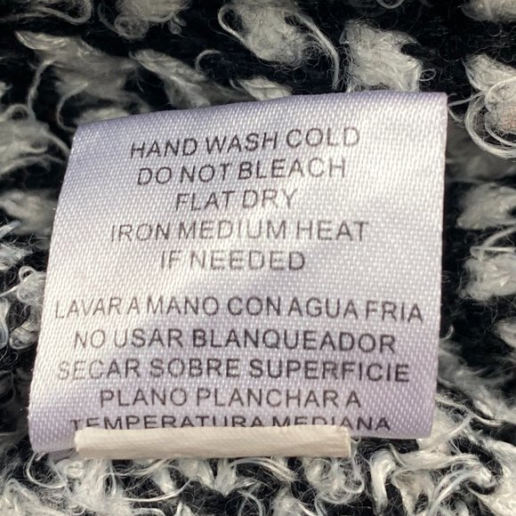 Joseph A. Longline Duster Striped Eyelash Grannycore Slouchy Knit Cardigan-M - Picture 12 of 13